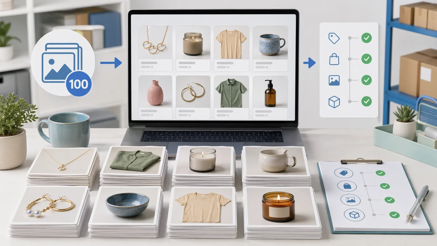 The Fastest Way to List 100 Shopify Products From Photos